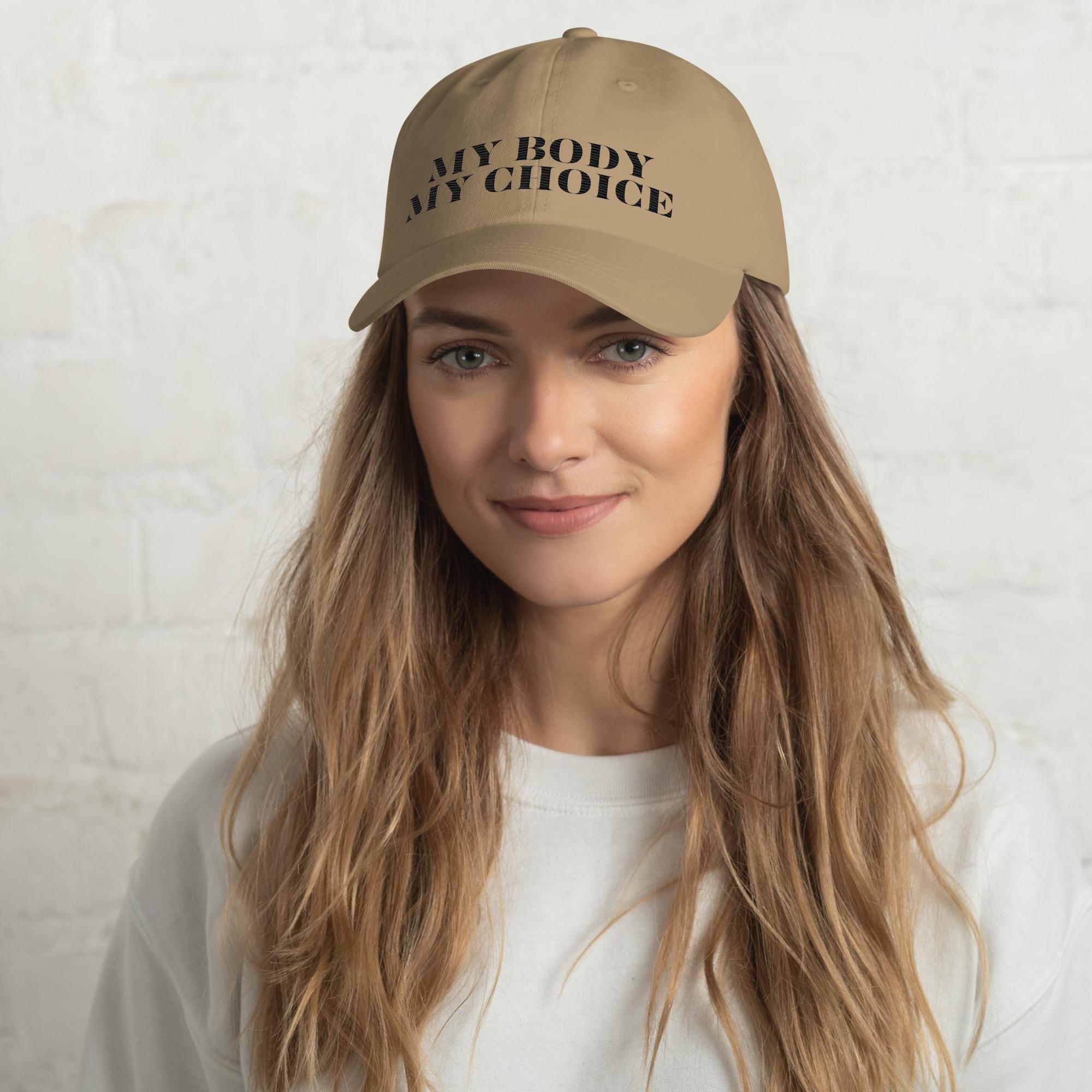 Women&#39;s Rights Embroidered Hat - My Body My Choice Empowered Hat