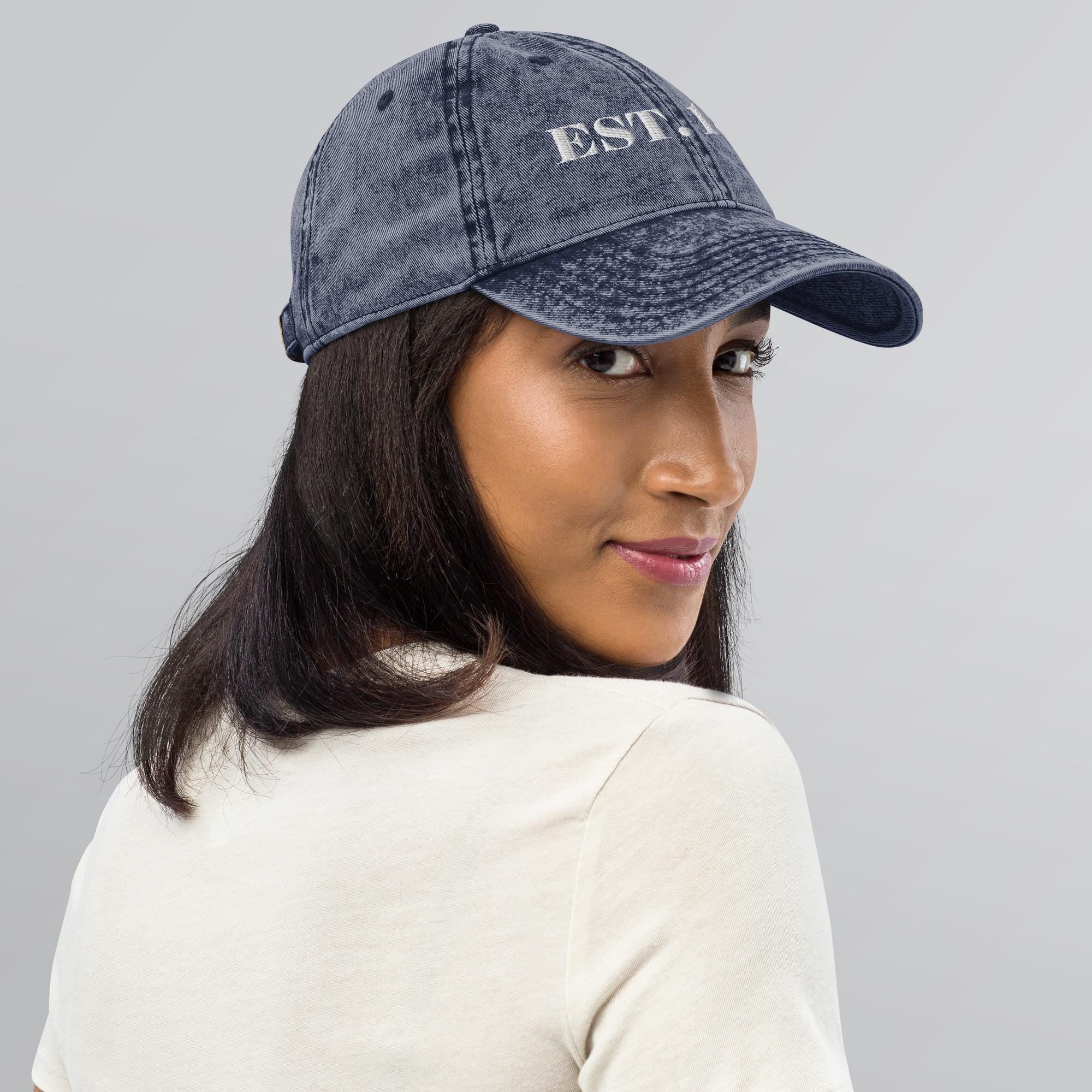 80s Inspired Est. 1984 Embroidered Cap - Adjustable Unisex Hat