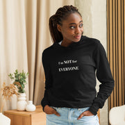 Sassy Statement Tee - Im Not For Everyone - Funny Graphic  Hooded T-Shirt