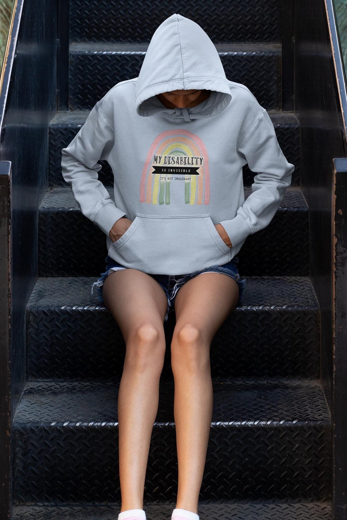 My Invisible Illness Hoodie - Chronic Illness Awareness Sweatshirt - Funny Gift for Spoonies