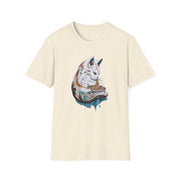 Ramen Cat T-Shirt - Cute Cat Tee - Funny Noodle Shirt - Gift for Cat Lovers
