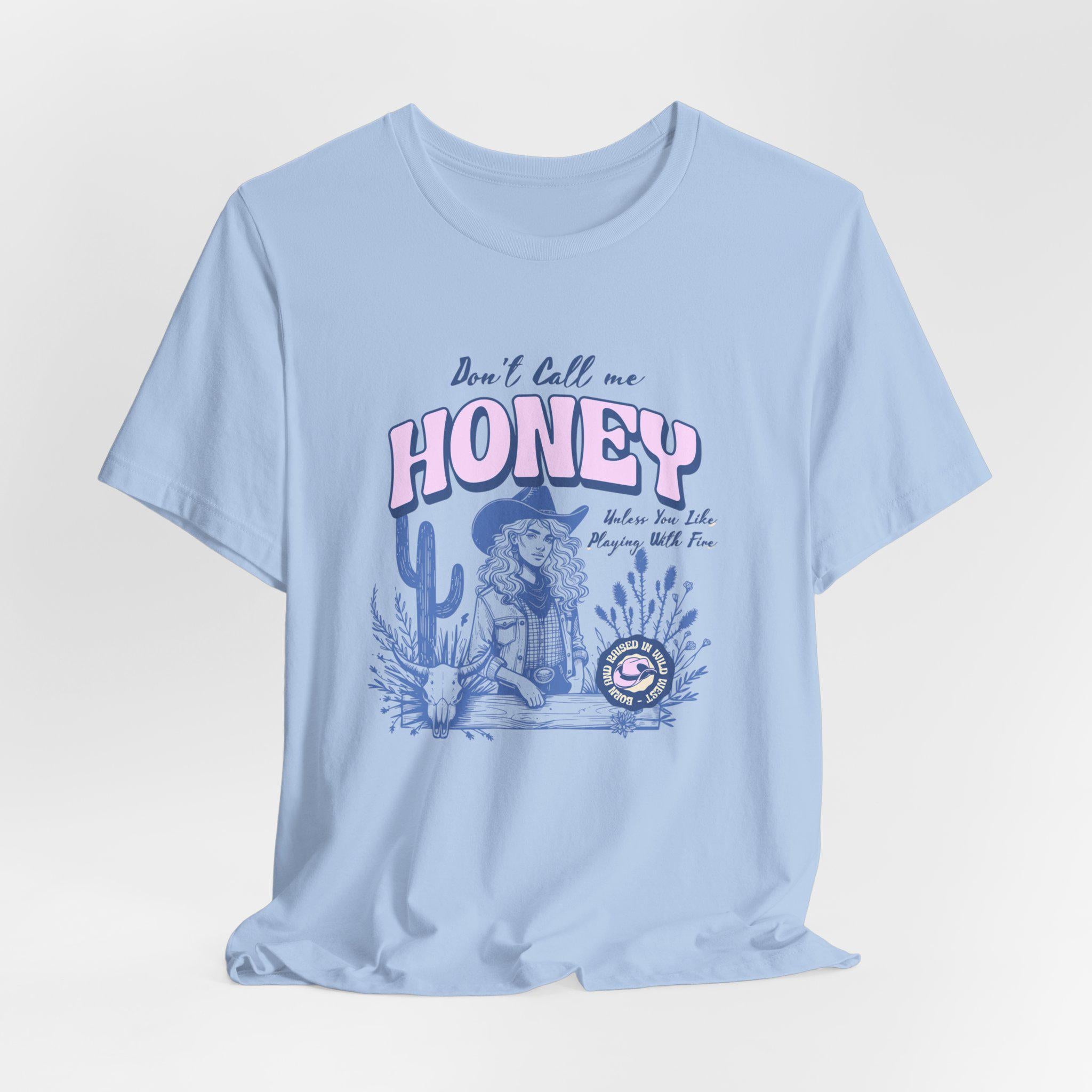 Sassy Cowgirl Tee - Don't Call Me Honey - Vintage Cowgirl T Shirt - Perfect for Gifts