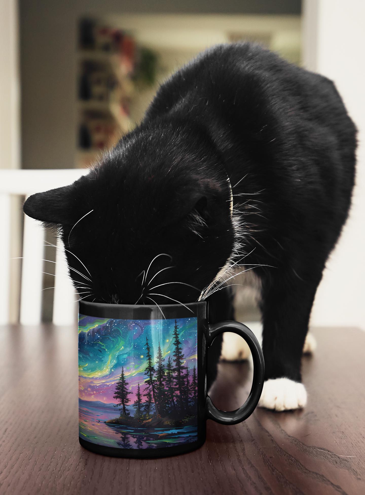 Magic Coffee Mug Northern Lights Mug Coffee Lover Gift Idea Heat Activated Mug