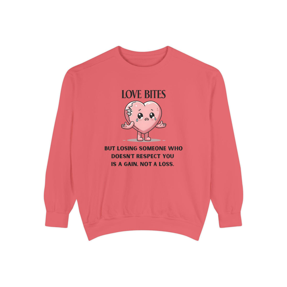 Love Bites Valentines Day Sweatshirt,  Cute Mental Health Shirt, Sublimation Design, I Survived A Narc Sweater