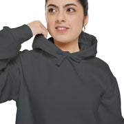 Navy Blue Butterfly Wildflower Hoodie - Aesthetic Flower Design - Cozy and Stylish - Perfect for Nature Lovers