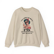 Sassy Retro Sweatshirt - Funny You Curse Too Much Top - Graphic Sweatshirt
