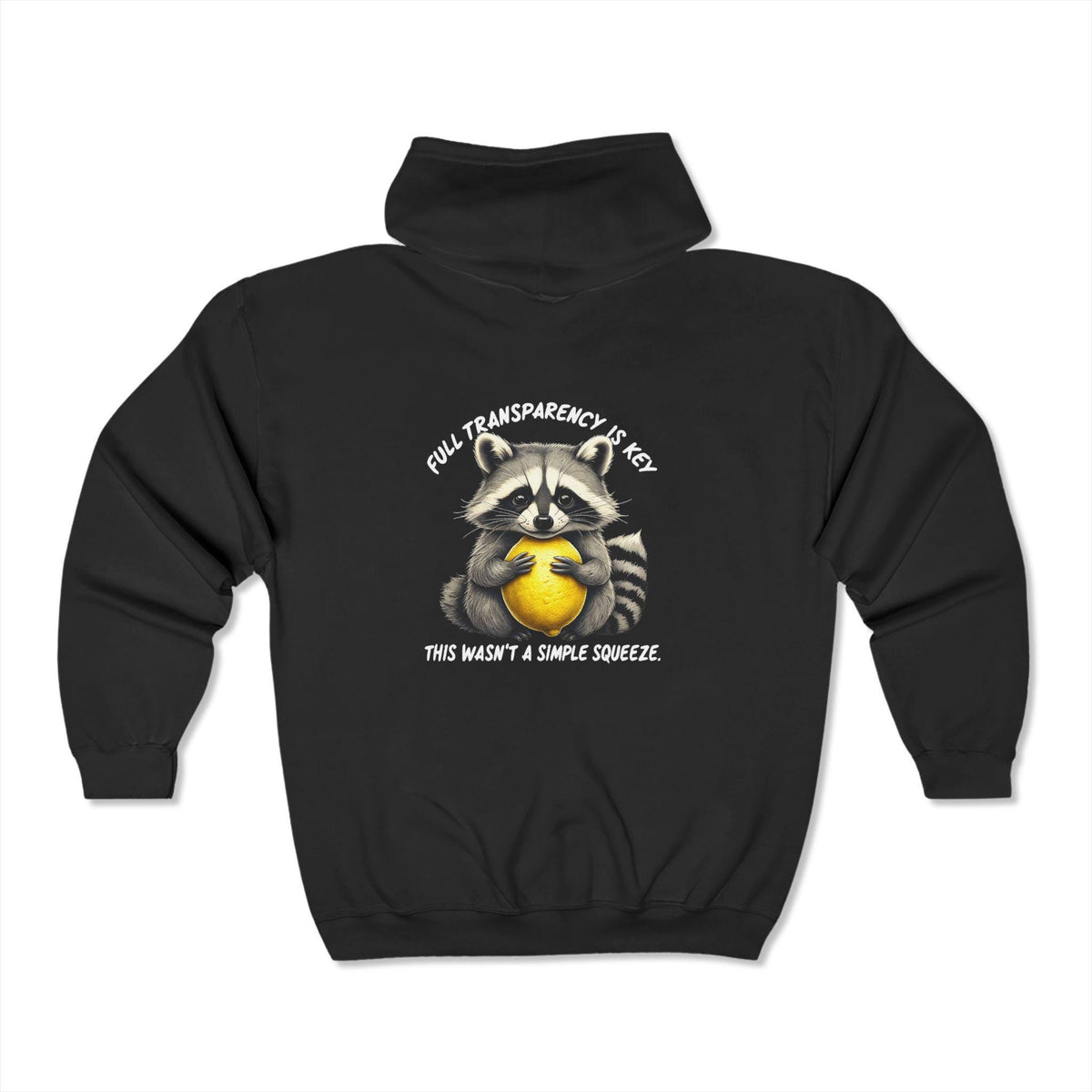 Cute But Feral Sweatshirt - Sarcastic Snark Racoon Hoodie - Adult Humor Gift for Friends