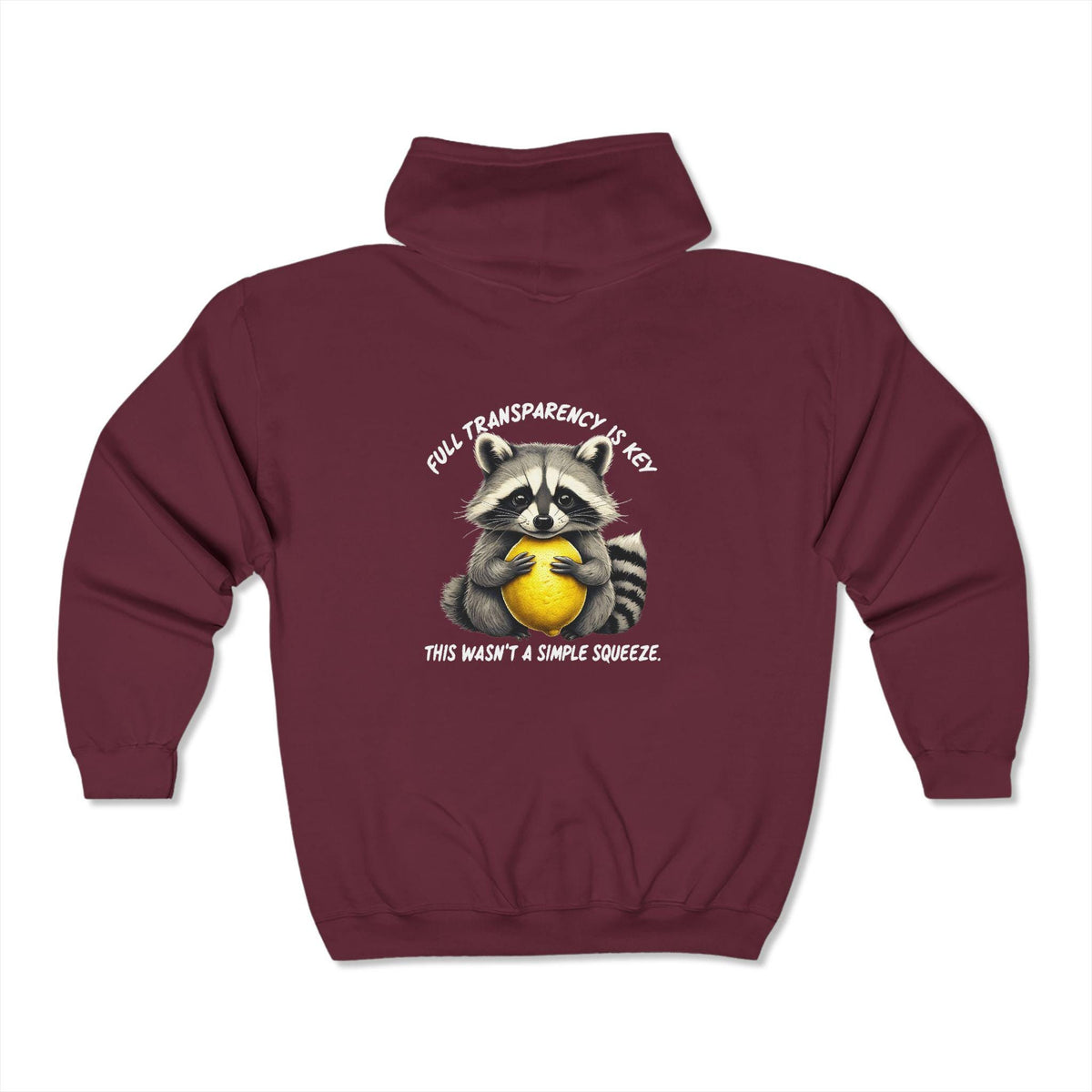 Cute But Feral Sweatshirt - Sarcastic Snark Racoon Hoodie - Adult Humor Gift for Friends