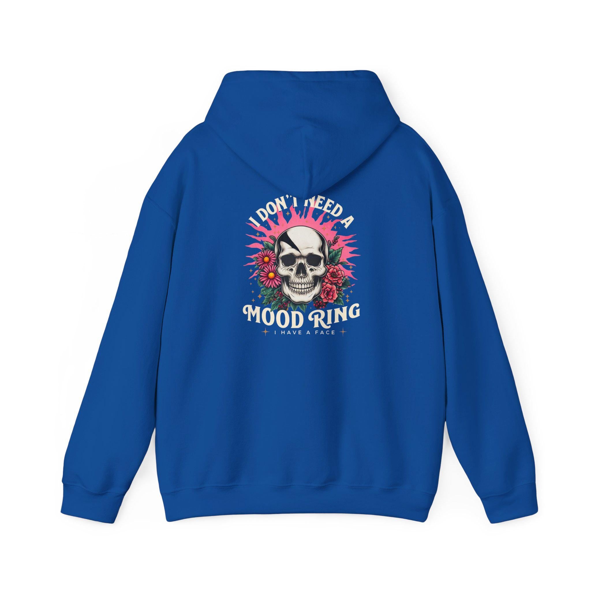 Unique Skull Mood Ring Face Sweater - Cozy Pullover for Emotion Lovers