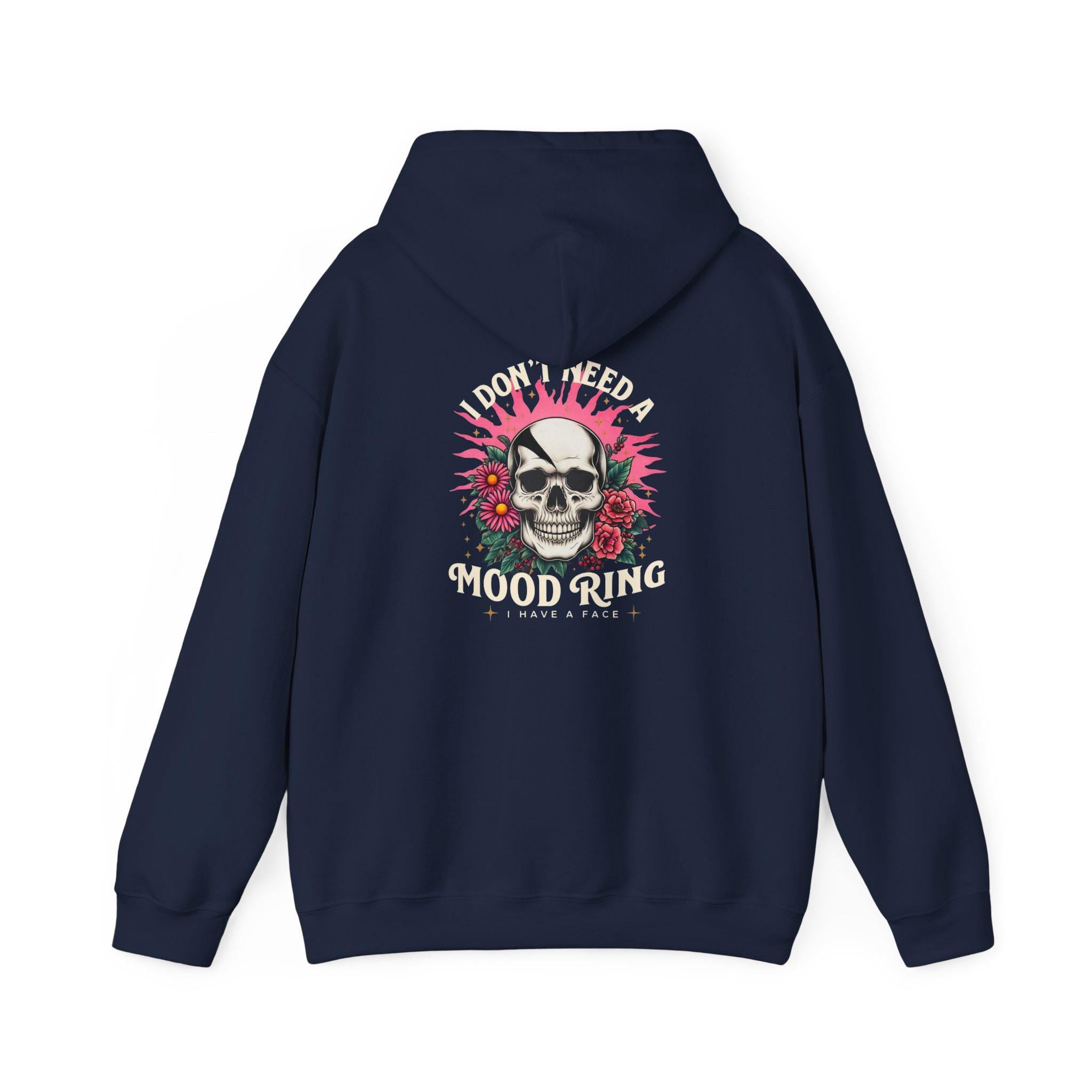 Unique Skull Mood Ring Face Sweater - Cozy Pullover for Emotion Lovers