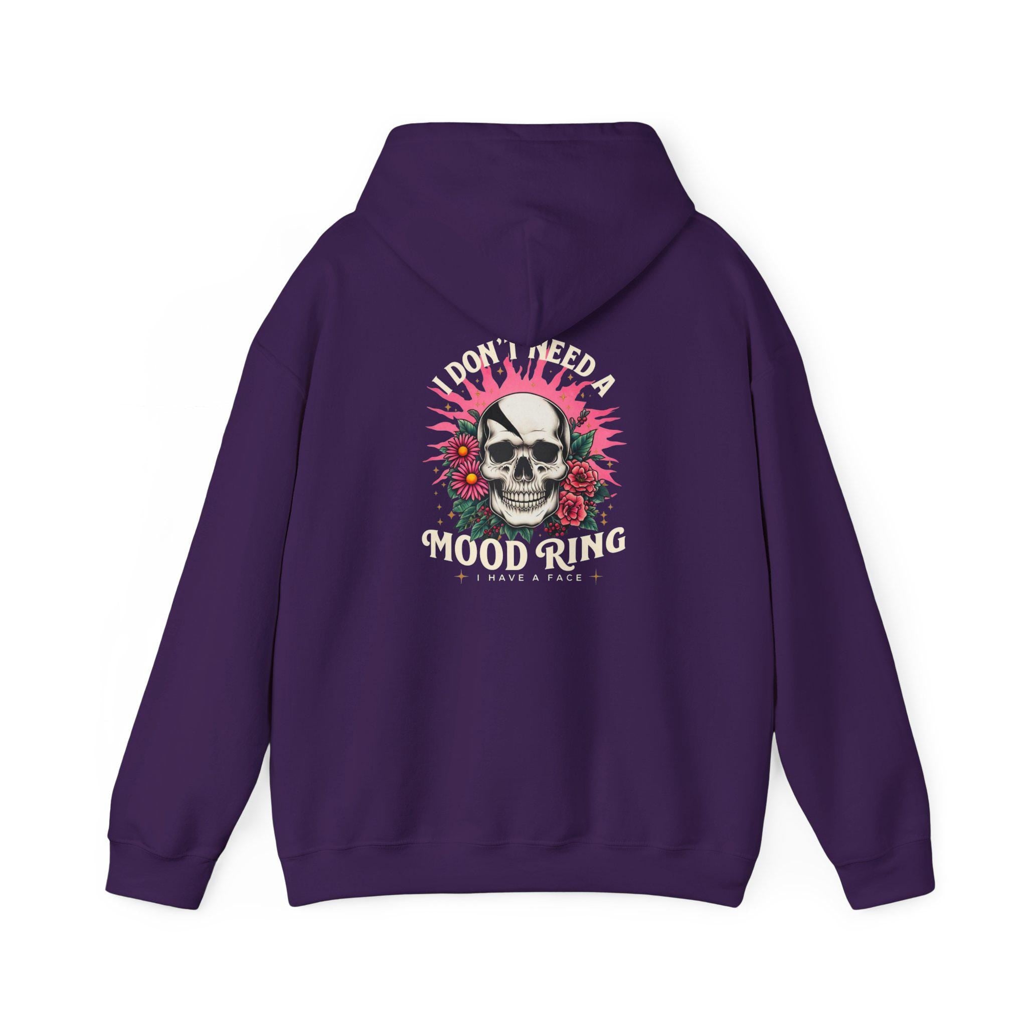 Unique Skull Mood Ring Face Sweater - Cozy Pullover for Emotion Lovers