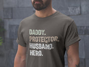 Husband Gift - Daddy Protector Hero - Funny Shirt for Men - Best Dad Gift for Father's Day