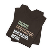 Husband Gift - Daddy Protector Hero - Funny Shirt for Men - Best Dad Gift for Father's Day
