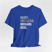 Husband Gift - Daddy Protector Hero - Funny Shirt for Men - Best Dad Gift for Father's Day