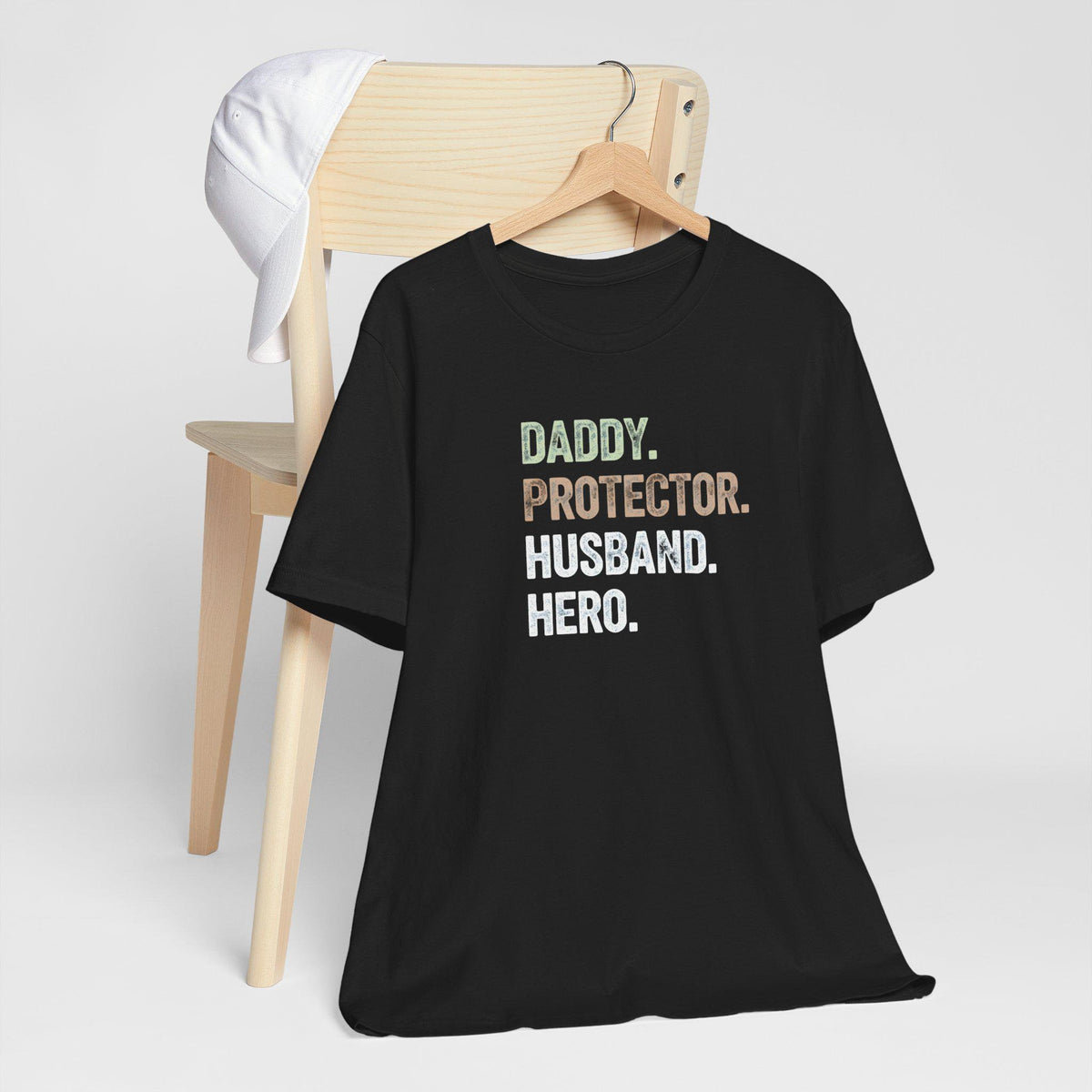Husband Gift - Daddy Protector Hero - Funny Shirt for Men - Best Dad Gift for Father's Day