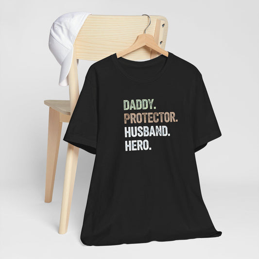 Husband Gift - Daddy Protector Hero - Funny Shirt for Men - Best Dad Gift for Father&#39;s Day