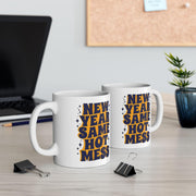 New Year Same Old Hot Mess Mug, 2025 Gift for Coffee Lovers