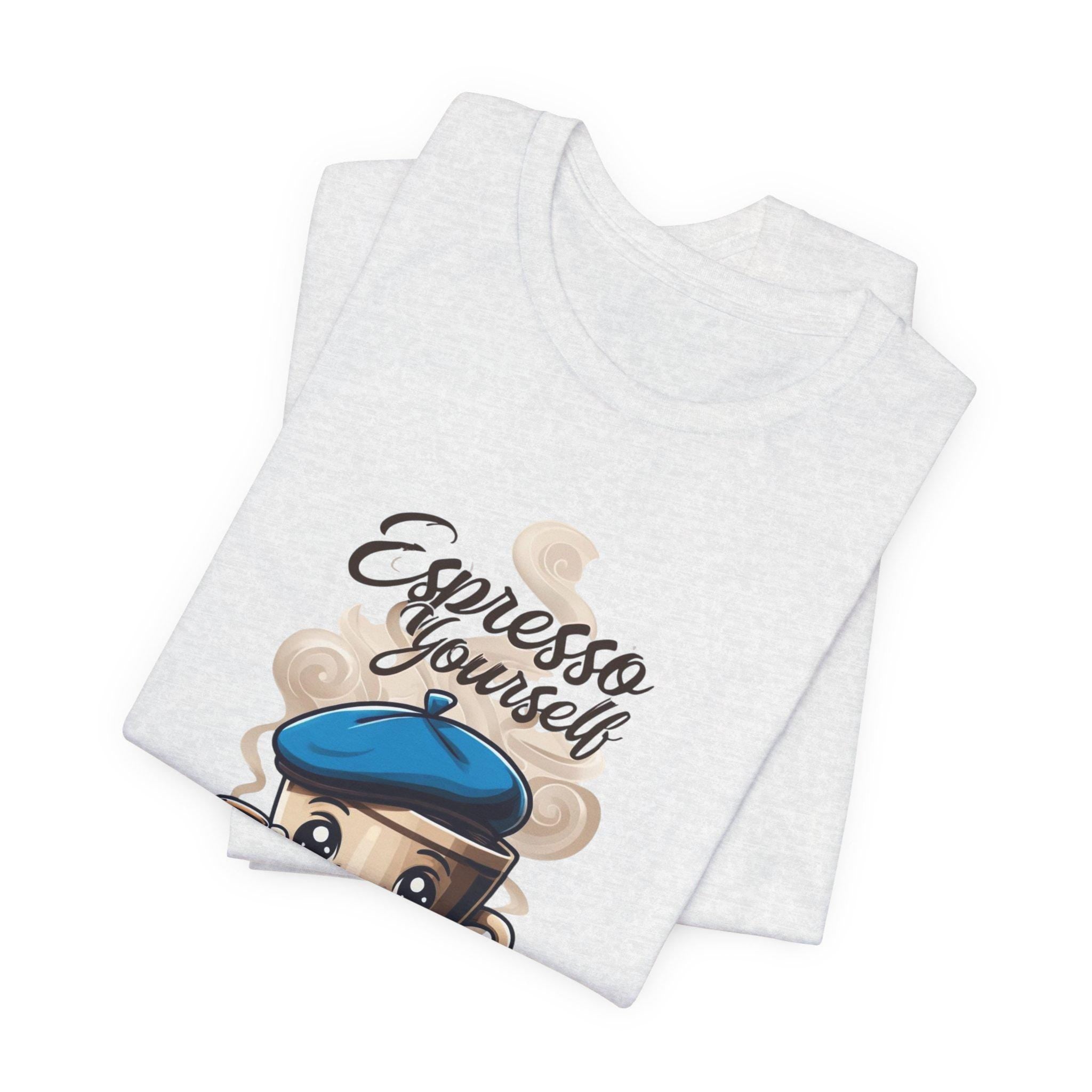 Espresso Yourself Shirt - Vintage Coffee Lover Tee - Perfect Gift for Barista - Funny Coffee Shirt