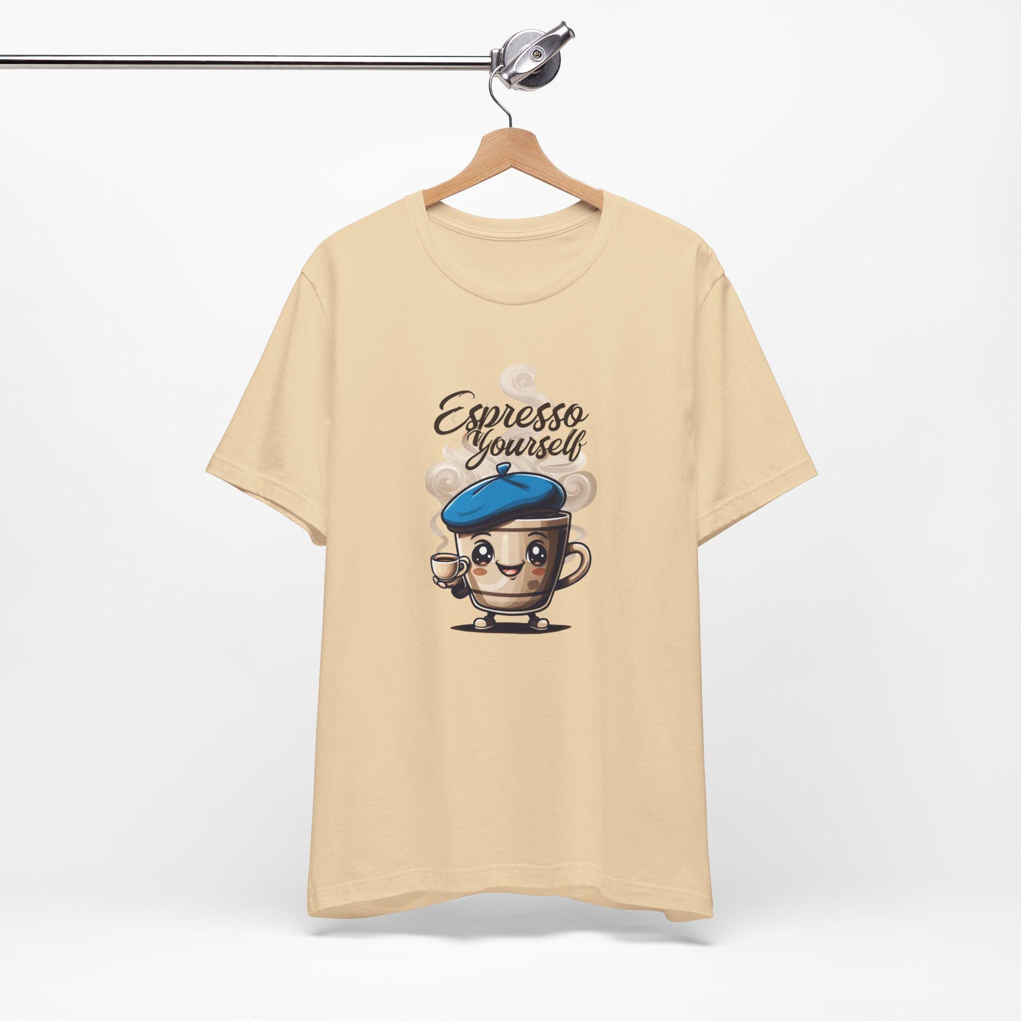 Espresso Yourself Shirt - Vintage Coffee Lover Tee - Perfect Gift for Barista - Funny Coffee Shirt