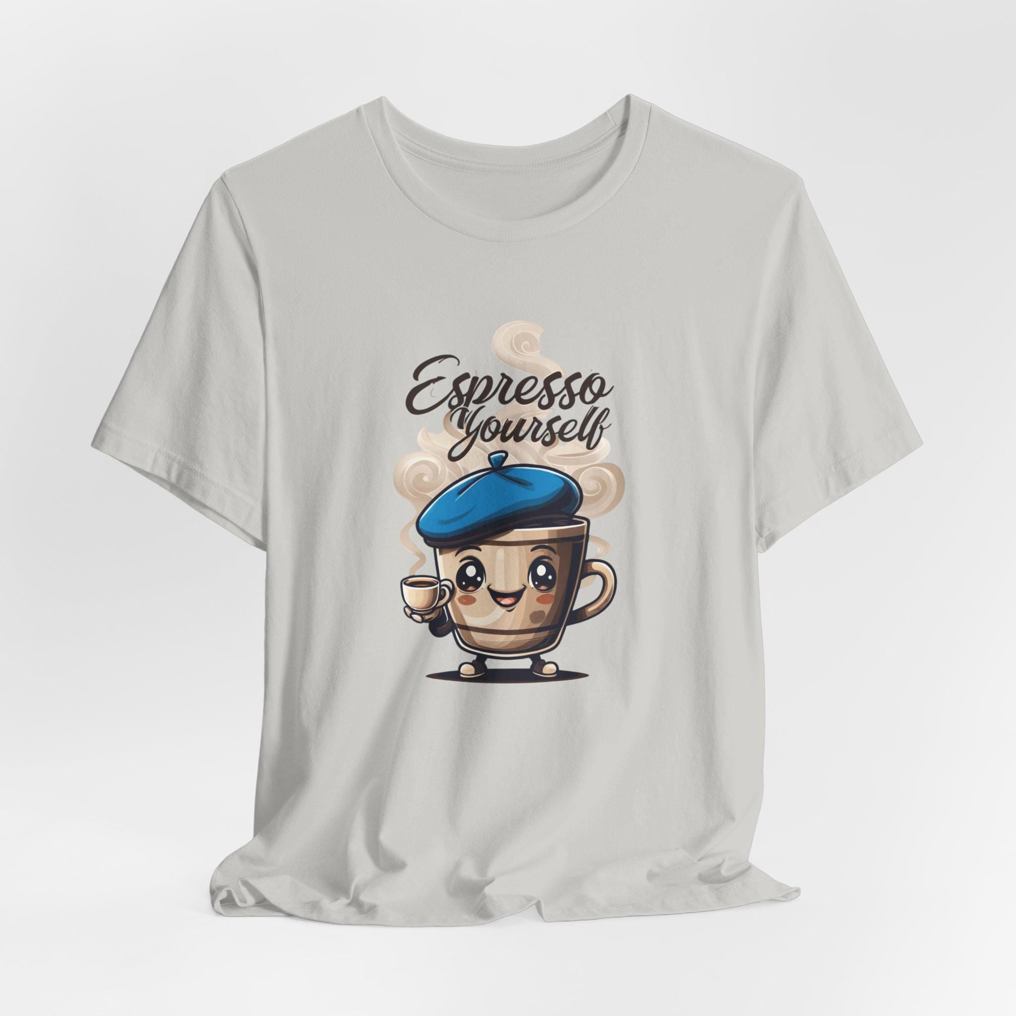 Espresso Yourself Shirt - Vintage Coffee Lover Tee - Perfect Gift for Barista - Funny Coffee Shirt