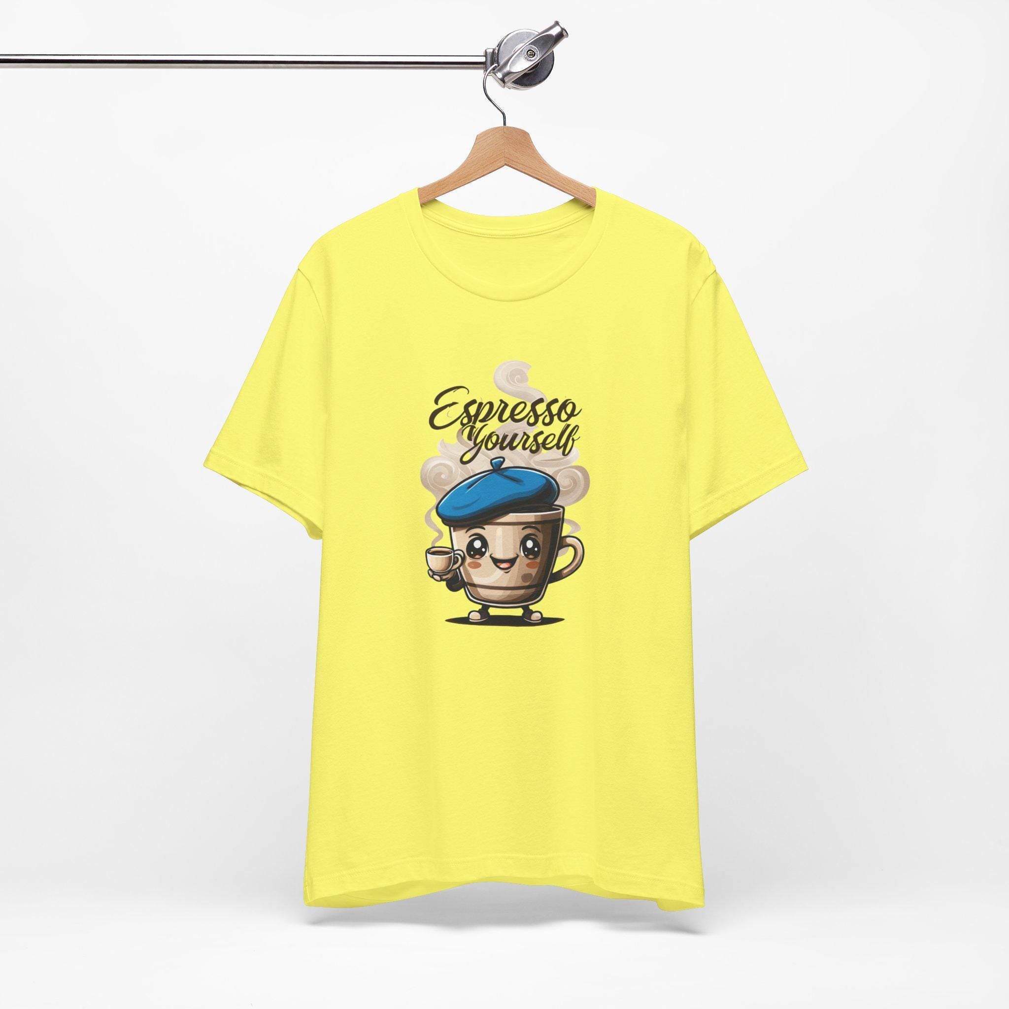 Espresso Yourself Shirt - Vintage Coffee Lover Tee - Perfect Gift for Barista - Funny Coffee Shirt