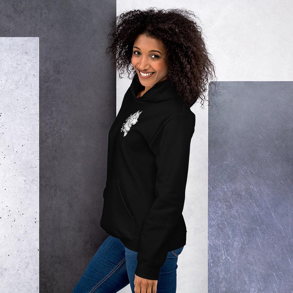 Stay Wild Wolf Hoodie - Animal Lover Gift - Graphic Sweatshirt
