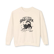 Bad Luck Black Cat Shirt - Cat Mom Sweatshirt - Funny Cat Lover Gift - Unique Black Cat Apparel