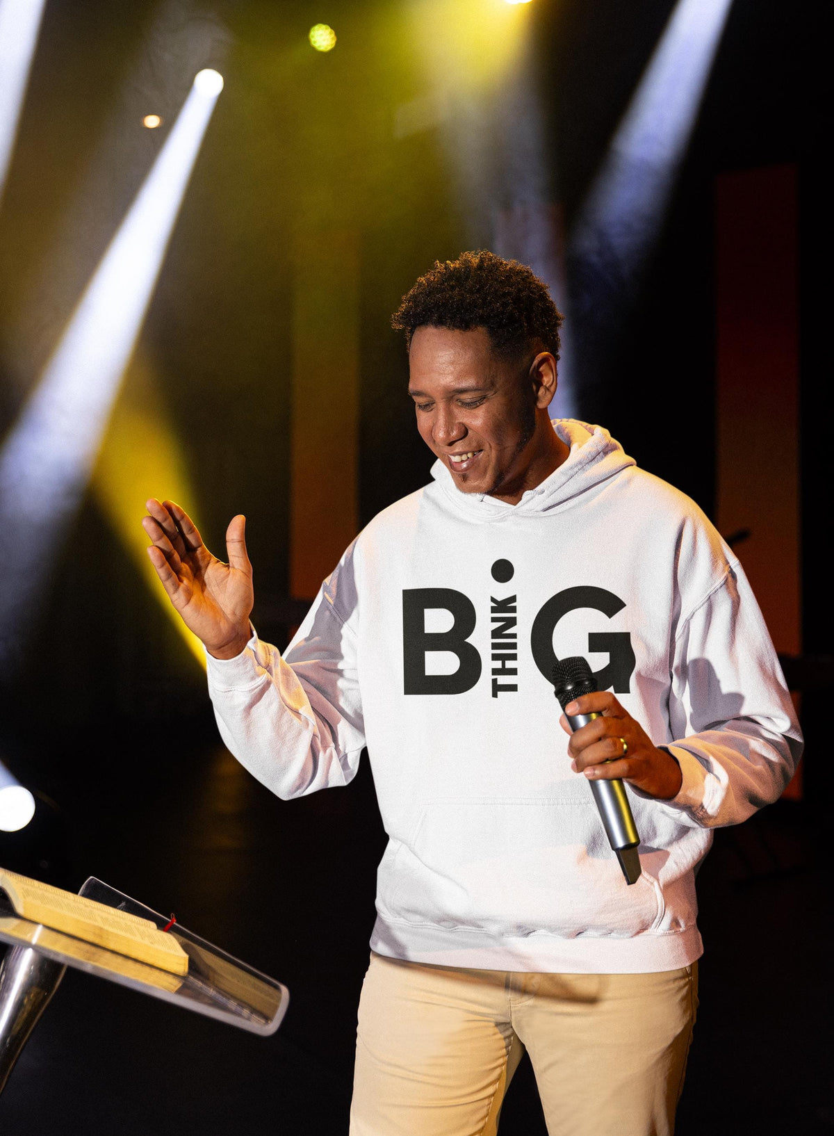 Dream Big Think Big Hoodie - Positive Vibes Sweatshirt