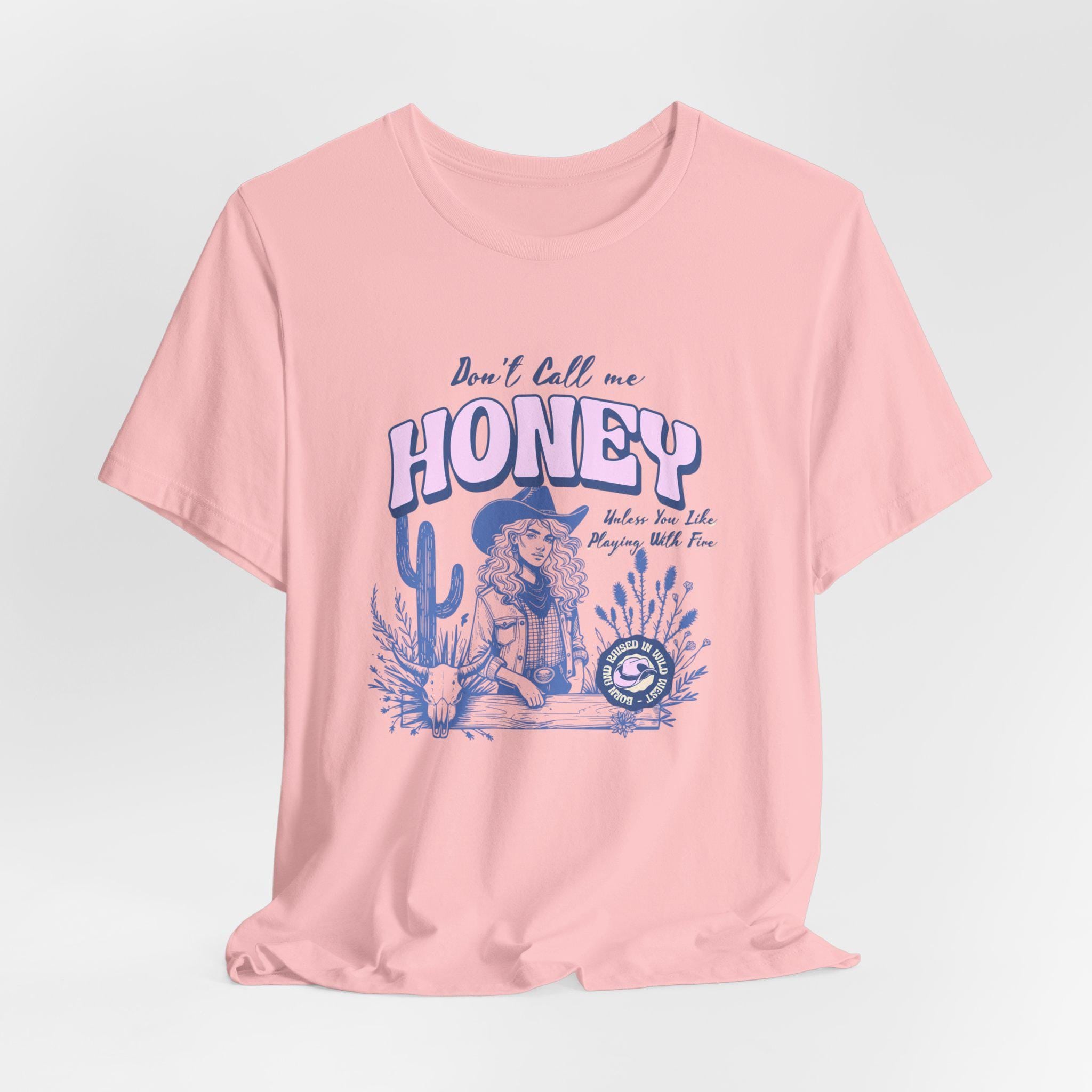 Sassy Cowgirl Tee - Don't Call Me Honey - Vintage Cowgirl T Shirt - Perfect for Gifts