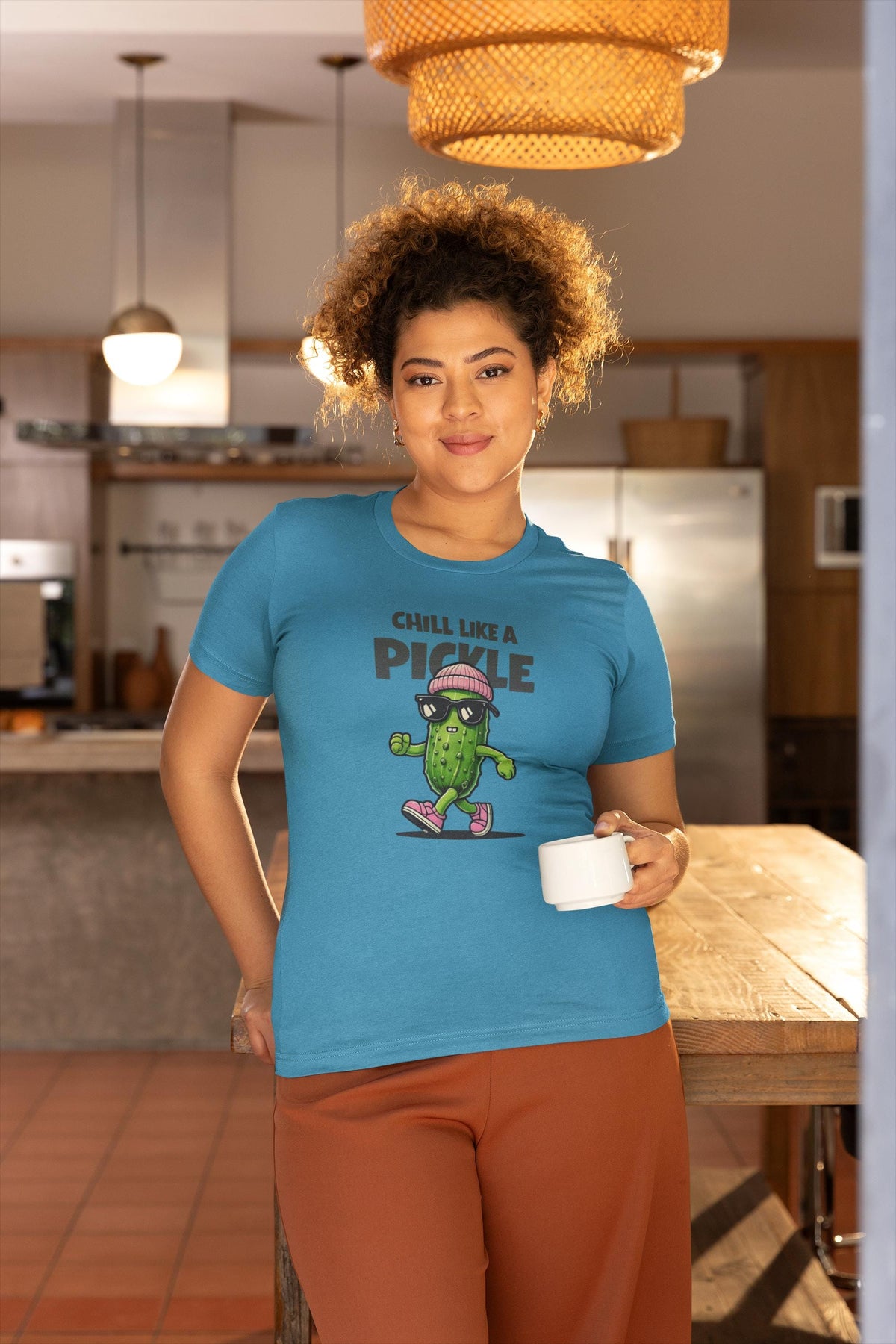 Cool Funny Pickle Shirt - Sarcastic Pickle Tee - Chill Like A Pickle - Gifts for Foodies
