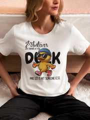 Whatever Life Throws At You - Snarky Graphic T Shirt - Funny Sarcastic Design