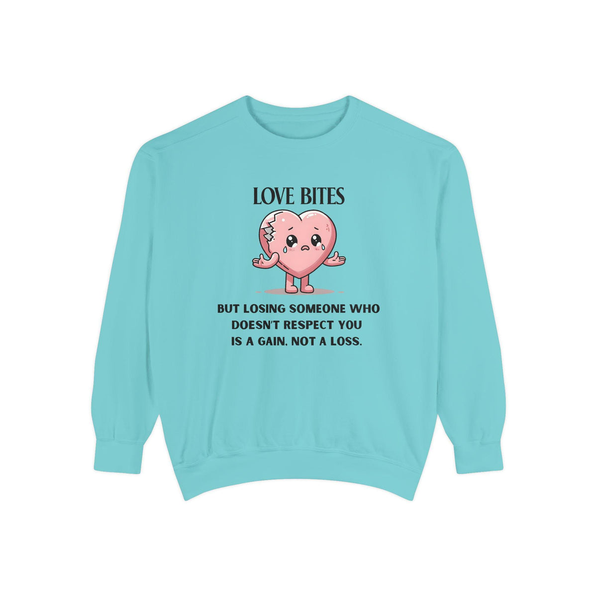 Love Bites Valentines Day Sweatshirt,  Cute Mental Health Shirt, Sublimation Design, I Survived A Narc Sweater