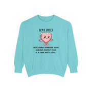 Love Bites Valentines Day Sweatshirt,  Cute Mental Health Shirt, Sublimation Design, I Survived A Narc Sweater