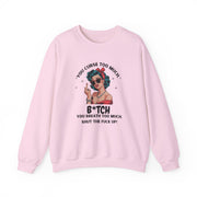 Sassy Retro Sweatshirt - Funny You Curse Too Much Top - Graphic Sweatshirt
