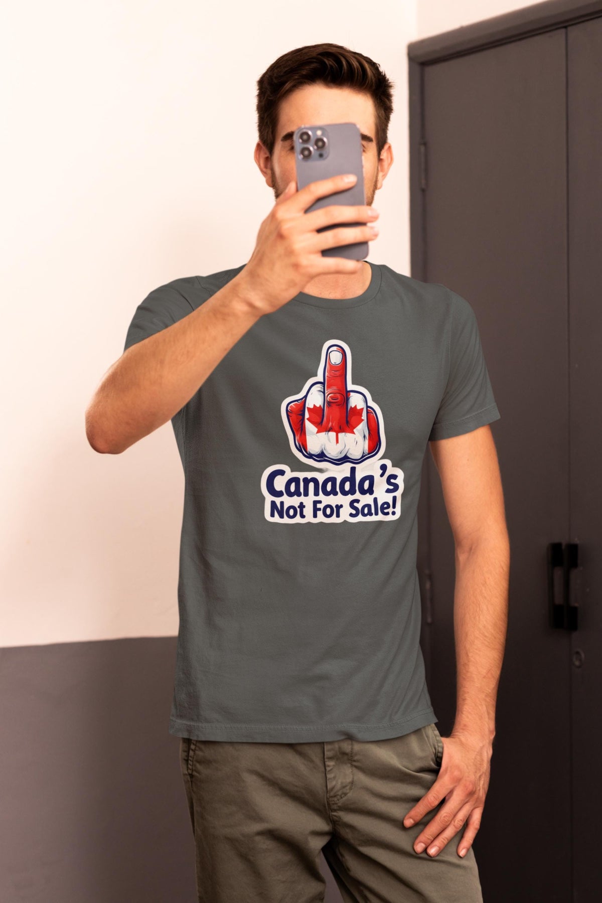 Canada Not for Sale - Maple Leaf Shirt - Proud Canadian Apparel - Unique Gift for Canadians