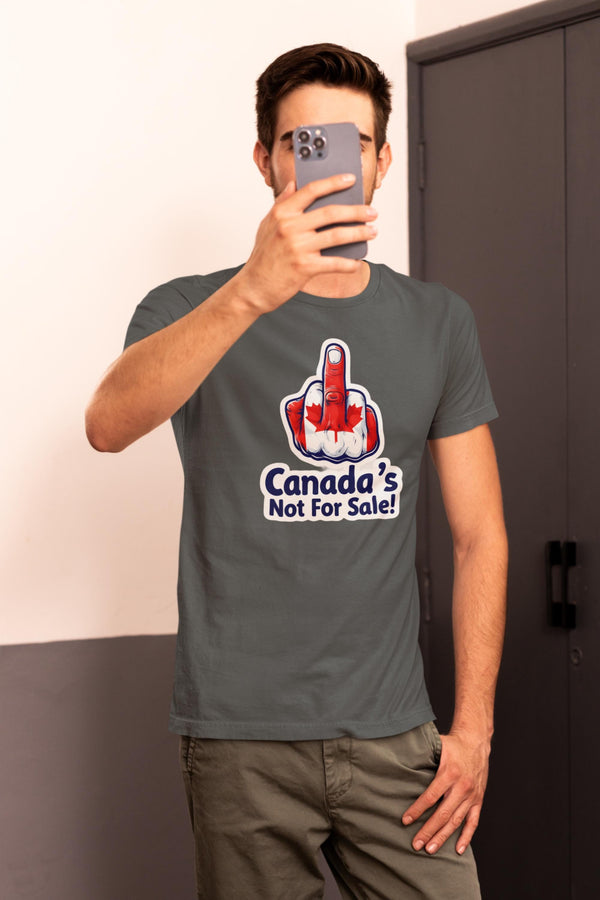 Canada Not for Sale - Maple Leaf Shirt - Proud Canadian Apparel - Unique Gift for Canadians