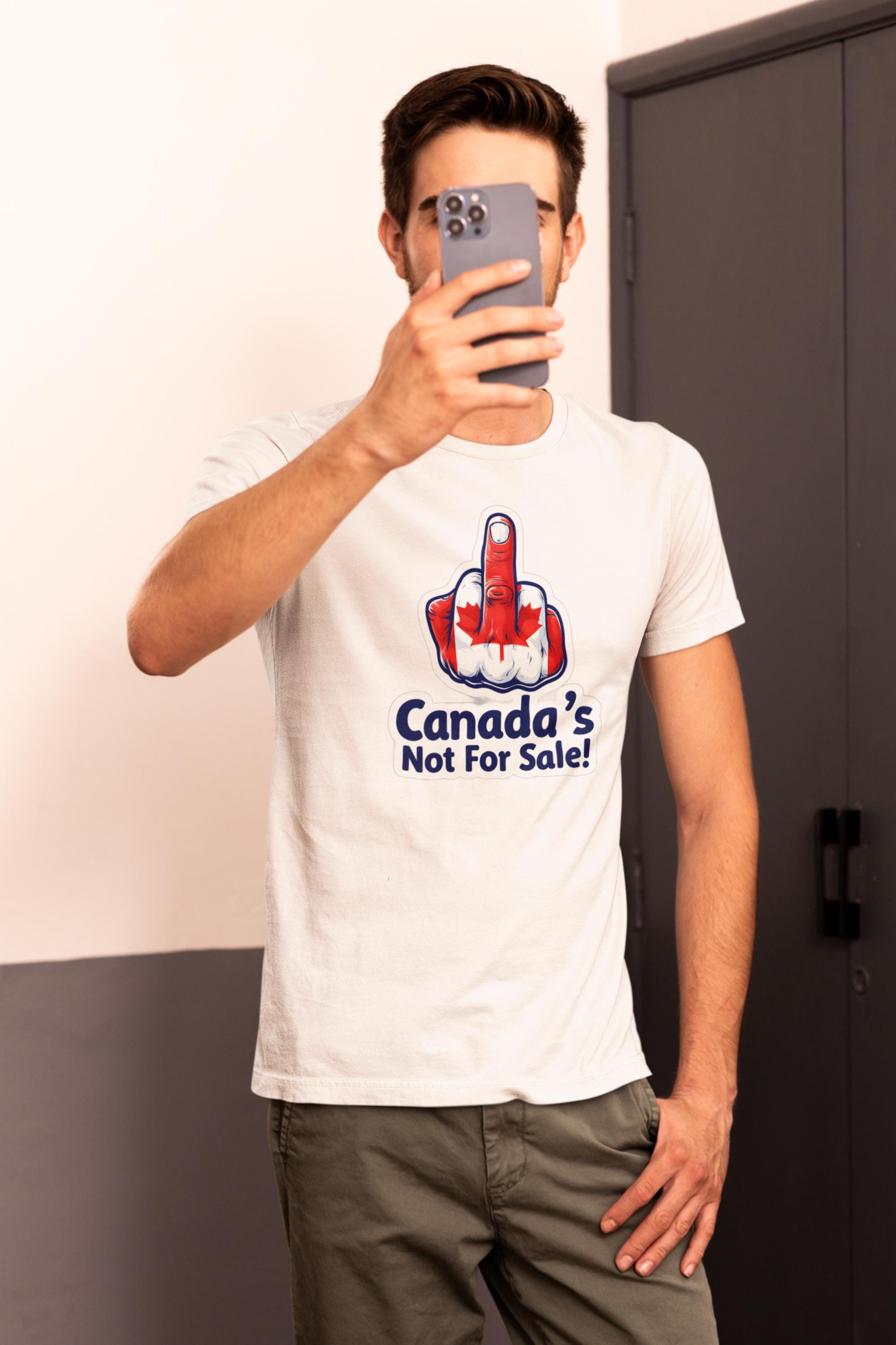 Canada Not for Sale - Maple Leaf Shirt - Proud Canadian Apparel - Unique Gift for Canadians