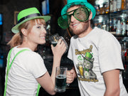 St. Patty's Day - Shenanigans Cat Design - Lucky Sublimination Irish T'Shirt - Pub Crawl Tee -