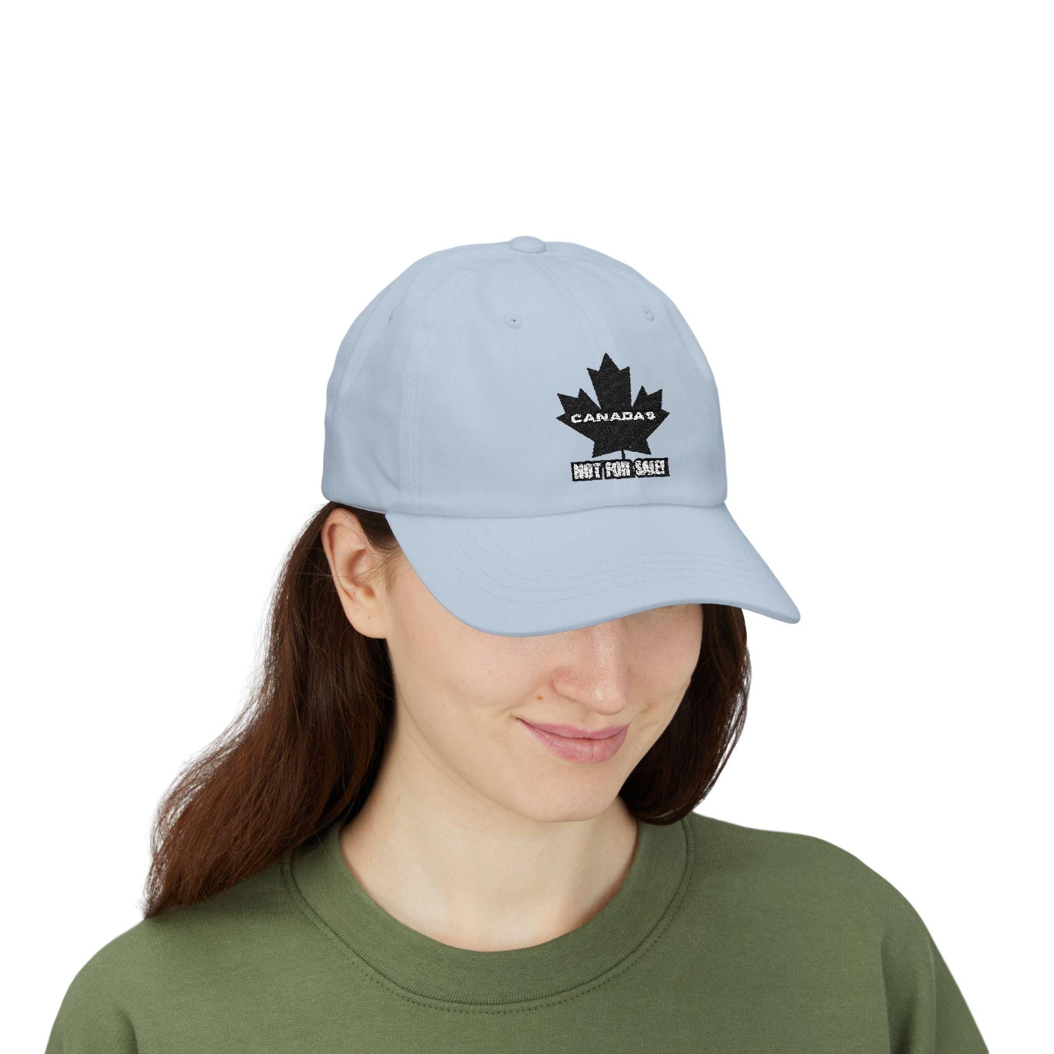 Canada Is Not For Sale - Embroidered Dad Hat - Adjustable Cap - Proud To Be Canadian