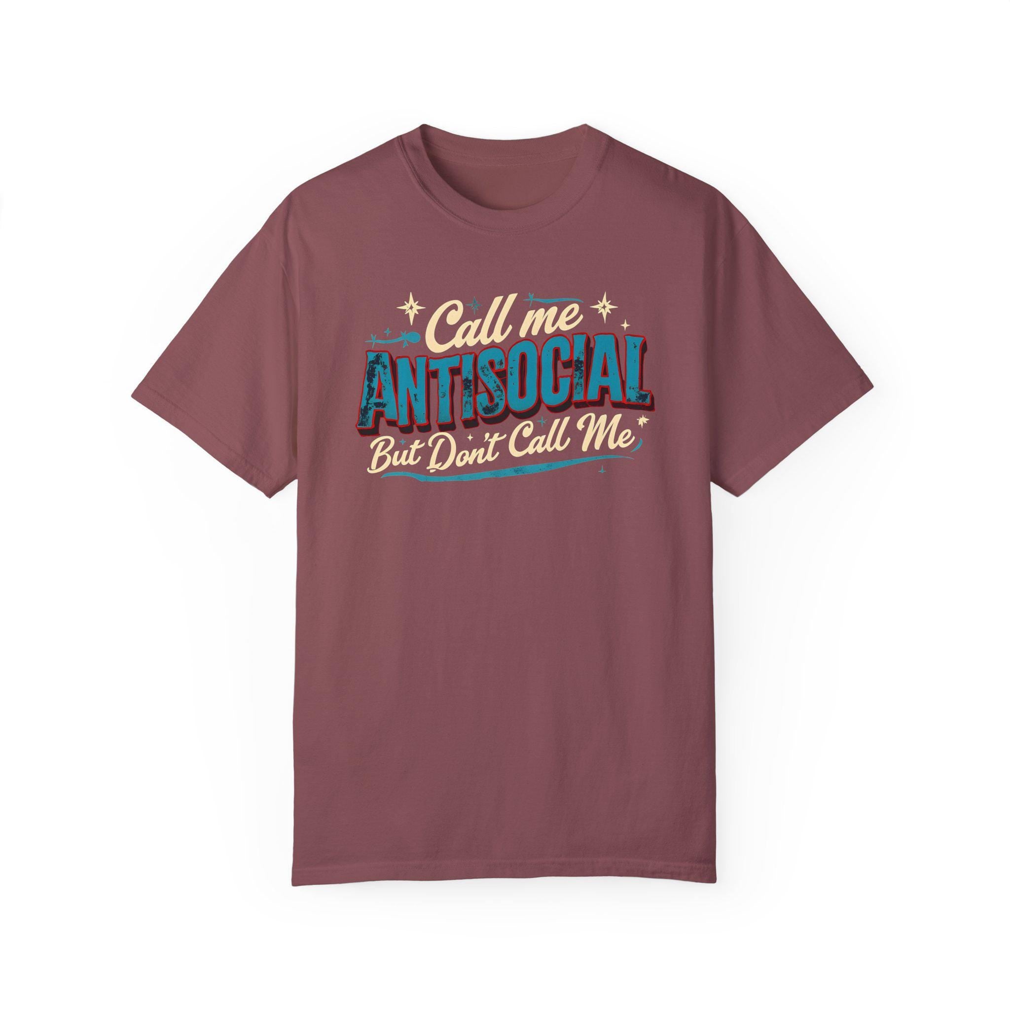Call Me Anti Social - Graphic T-Shirt for Introverts - Stylish and Comfortable - Gift Idea