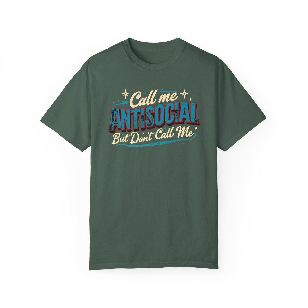 Anti-Social Graphic T-Shirt: Introvert Humor, Sarcastic Tee