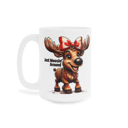 Moosin' Around Canada Mug - Fun Wildlife Gift - Cute Moose Mug - Perfect for Coffee Lovers