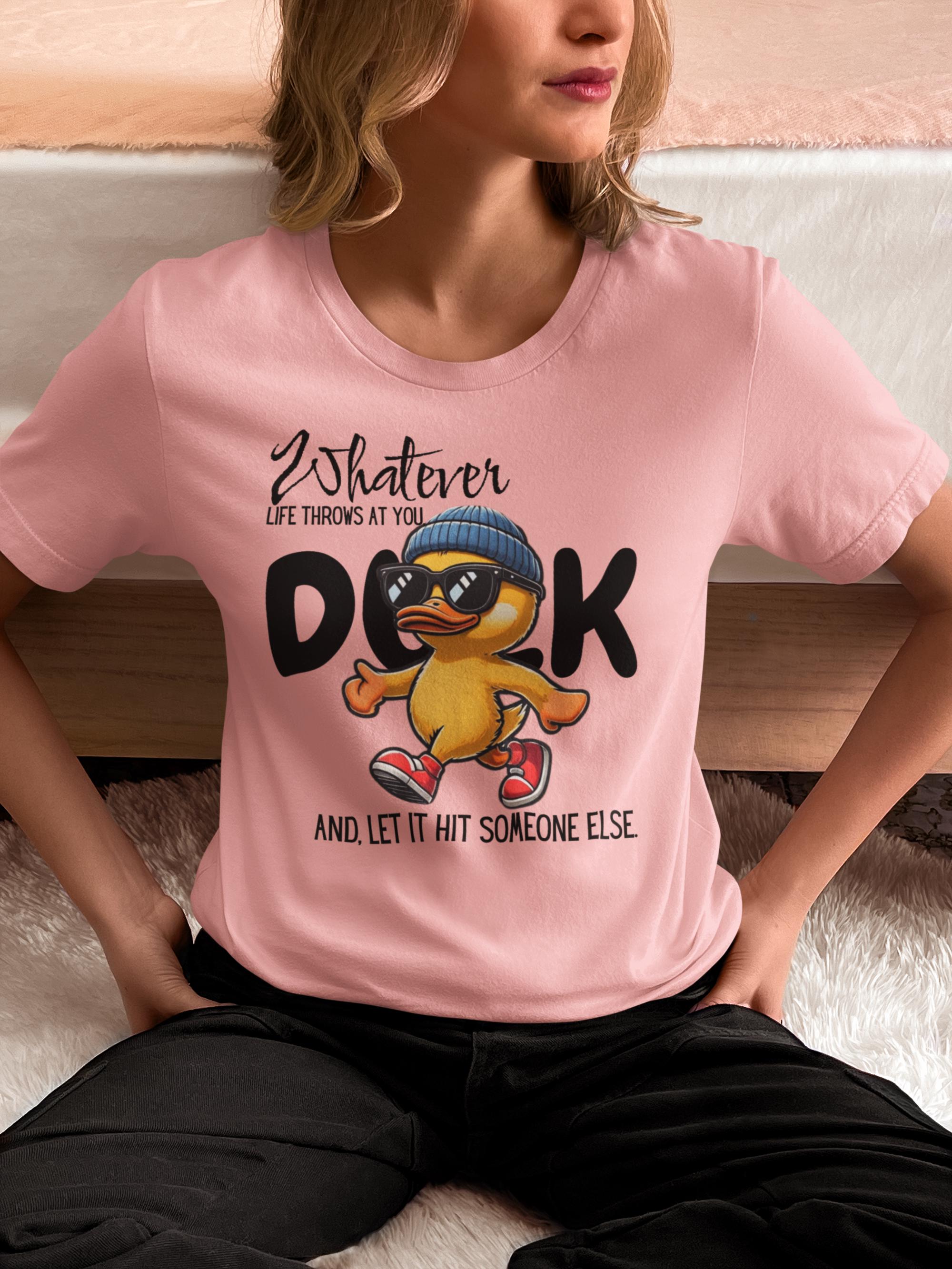 Whatever Life Throws At You - Snarky Graphic T Shirt - Funny Sarcastic Design