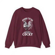 Funny Chicken Crewneck Sweatshirt, Chicken Lover Gift, Gifts For Farmers,  Cocky Roaster Shirt, Farm Life