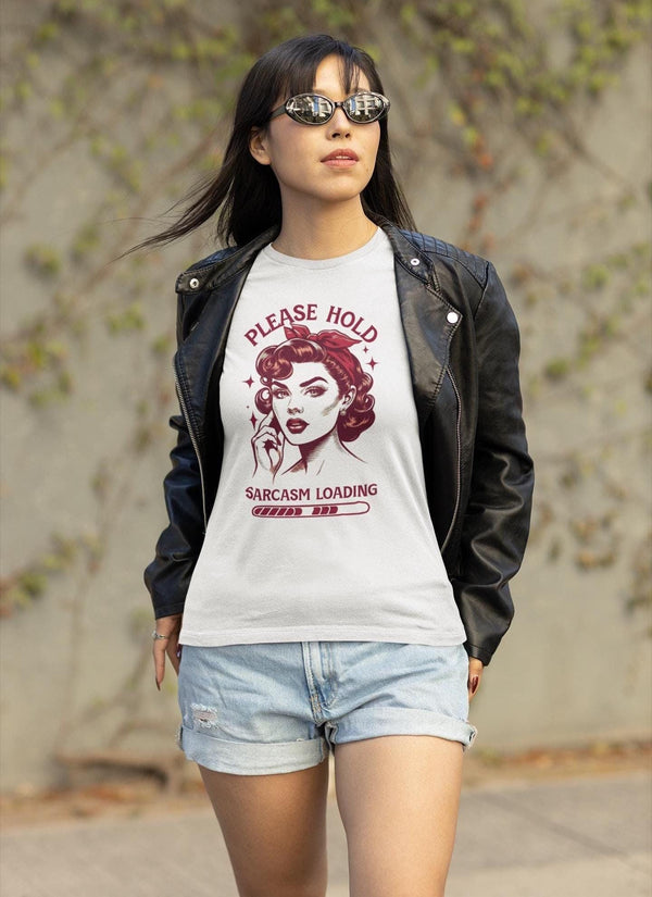 Vintage Sarcasm Unisex T-Shirt, Retro Humor Tee, Gift for Sarcastic Friends, Casual Wear, Fun Statement Shirt, Great for Birthdays
