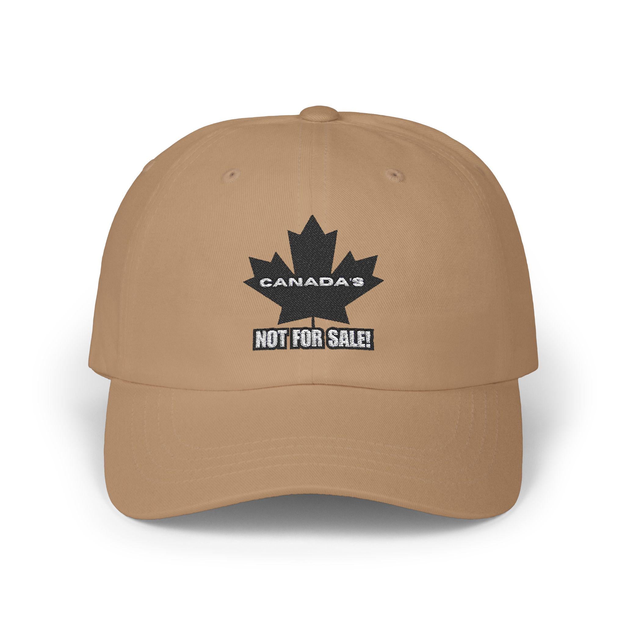 Canada Is Not For Sale - Embroidered Dad Hat - Adjustable Cap - Proud To Be Canadian