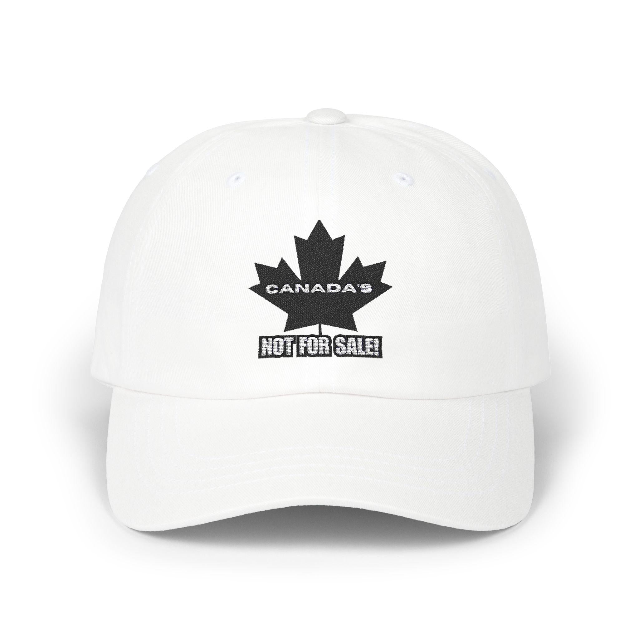 Canada Is Not For Sale - Embroidered Dad Hat - Adjustable Cap - Proud To Be Canadian