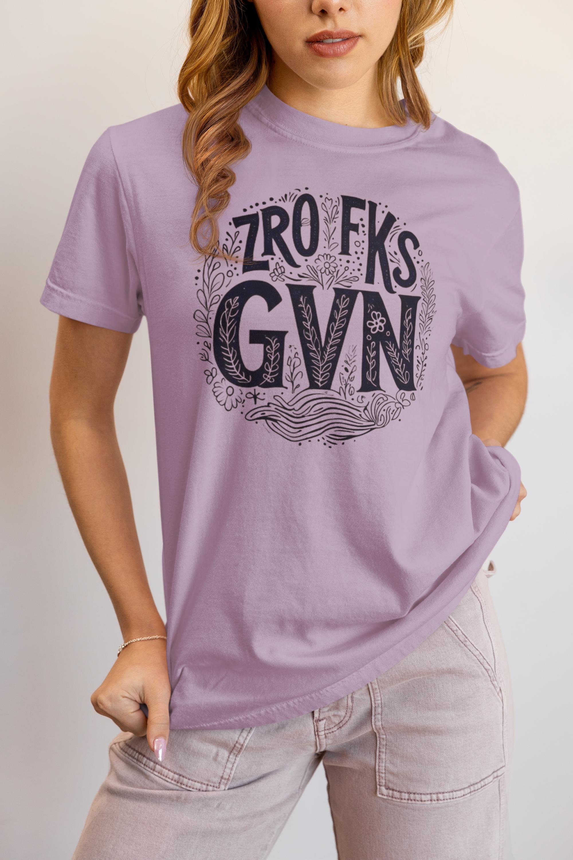 Boho-Style Graphic Tee, Zero Fucks Given Shirt, Funny Sarcastic T-Shirt, Trendy Unisex Humor Apparel, Sassy Adult Humor Crewneck