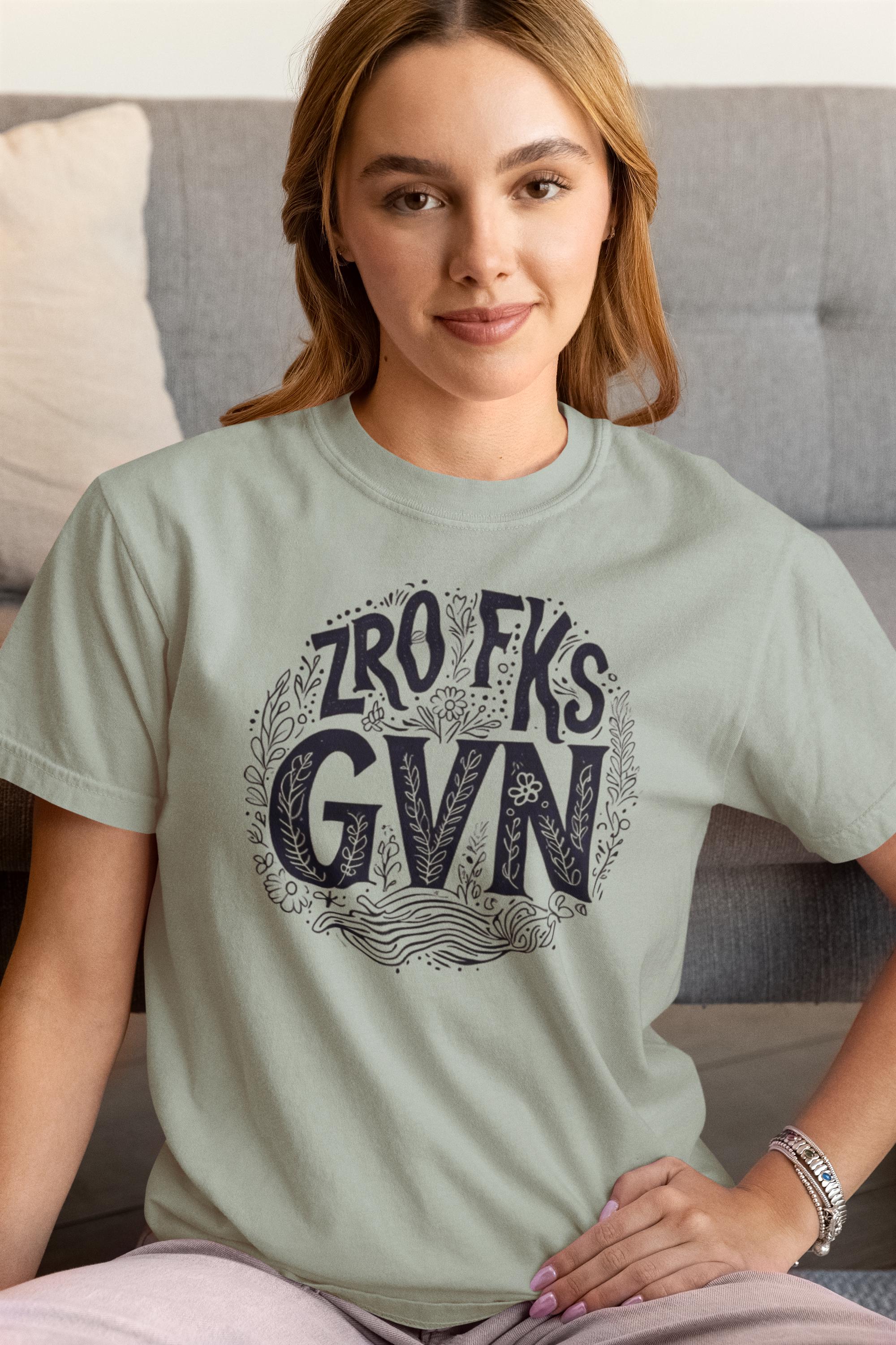 Boho-Style Graphic Tee, Zero Fucks Given Shirt, Funny Sarcastic T-Shirt, Trendy Unisex Humor Apparel, Sassy Adult Humor Crewneck