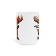 Moosin' Around Canada Mug - Fun Wildlife Gift - Cute Moose Mug - Perfect for Coffee Lovers
